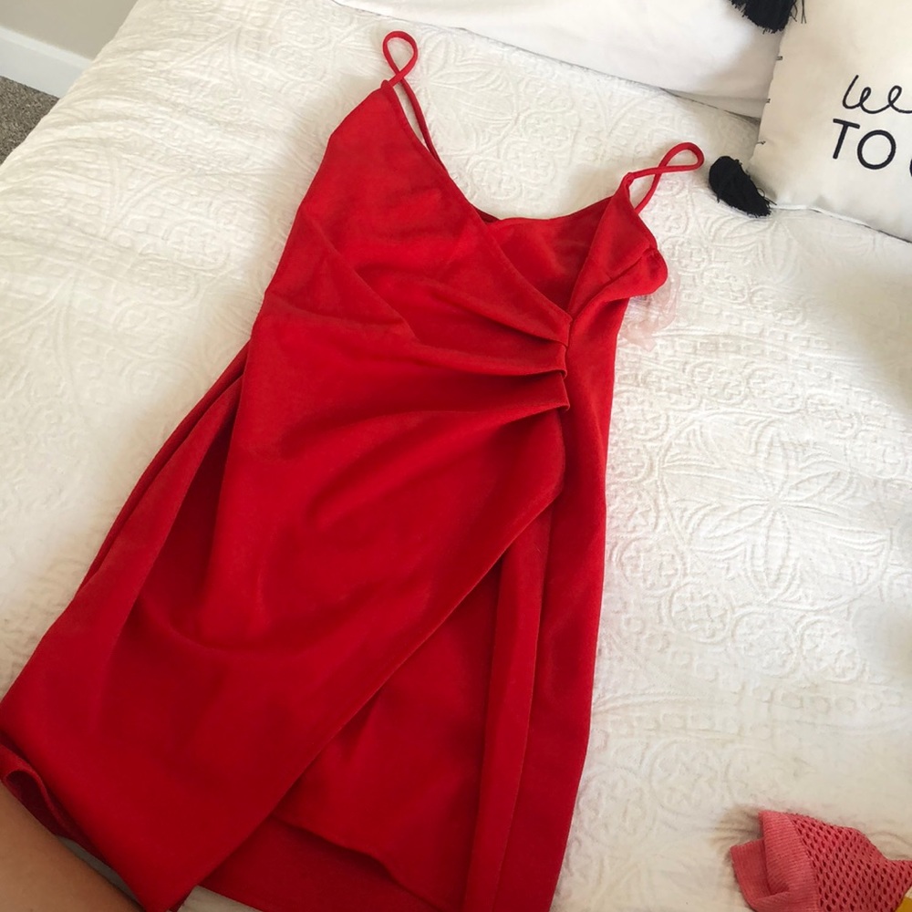 Red dress